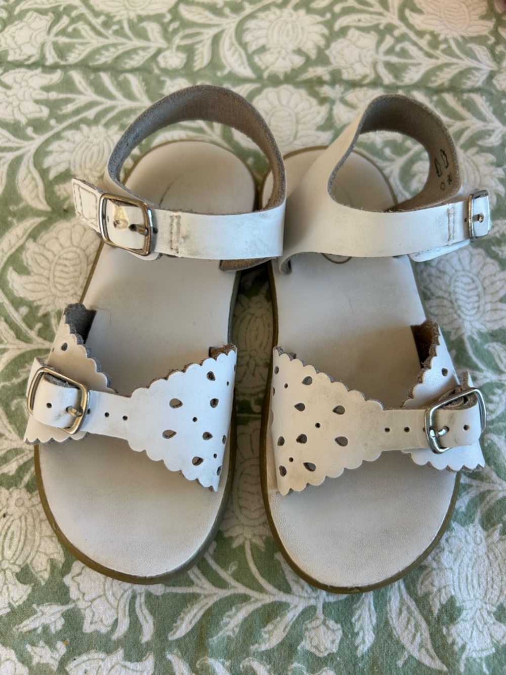 White Ariel Footmate Sandal